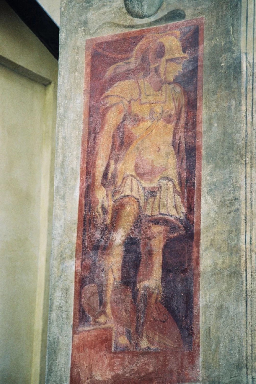 Facciata di Via Lomellini 4 in Genova - Scene con imprese, dettaglio 4